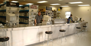 Service and Parts Counter
